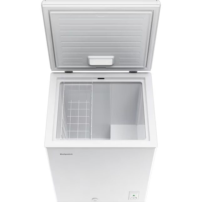 Hotpoint 4.9-Cu. Feet Manual Defrost Chest Freezer Convertible to Refrigerator ( White ) HCM5QWWW15_11zon