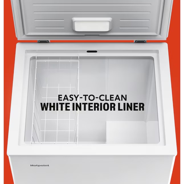 Hotpoint 4.9-Cu. Feet Manual Defrost Chest Freezer Convertible to Refrigerator ( White ) HCM5QWWW3_11zon