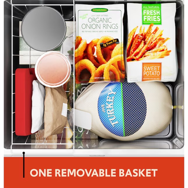Hotpoint 4.9-Cu. Feet Manual Defrost Chest Freezer Convertible to Refrigerator ( White ) HCM5QWWW9_11zon