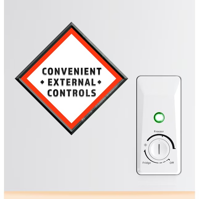 Hotpoint 6.9-Cu. Feet Manual Defrost Chest Freezer Convertible to Refrigerator ( White ) HCM7QWWW11_11zon