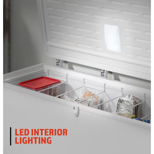 Hotpoint 6.9-Cu. Feet Manual Defrost Chest Freezer Convertible to Refrigerator ( White ) HCM7QWWW8_11zon