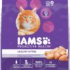 IAMS PROACTIVE HEALTH Healthy Kitten Dry Cat Food with Chicken Cat Kibble, 16 lb. Bag