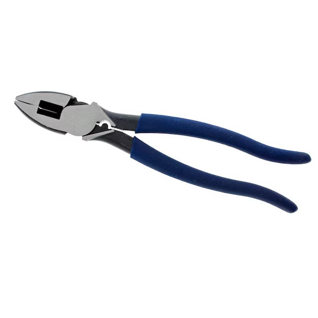 IDEAL 30-430 High-leverage With Fish Tape Puller 9.5-Inches Lineman pliers Wire Cutter Pliers1_11zon