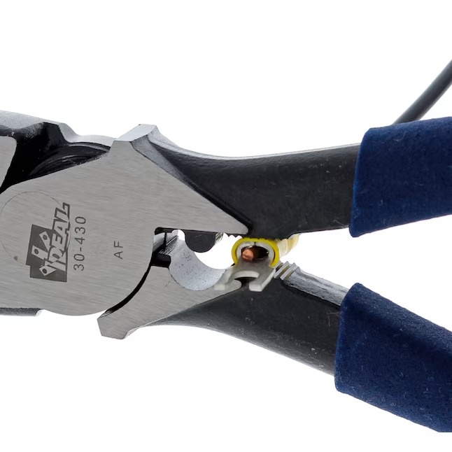 IDEAL 30-430 High-leverage With Fish Tape Puller 9.5-Inches Lineman pliers Wire Cutter Pliers7_11zon