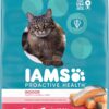 Iams Proactive Health Adult Indoor Weight & Hairball Care Dry Cat Food with Salmon, 16 lb. Bag