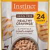 Instinct Healthy Cravings Grain Free Real Chicken Recipe Natural Wet Cat Food Topper by Nature's Variety, 3 Ounce (Pack of 24)