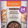 Instinct Healthy Cravings Grain Free Real Rabbit Recipe Natural Wet Cat Food Topper, 3 Ounce (Pack of 24)