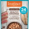 Instinct Healthy Cravings Grain Free Real Tuna Recipe Natural Wet Cat Food Topper by Nature's Variety, 3 oz. Pouches (Case of 24)