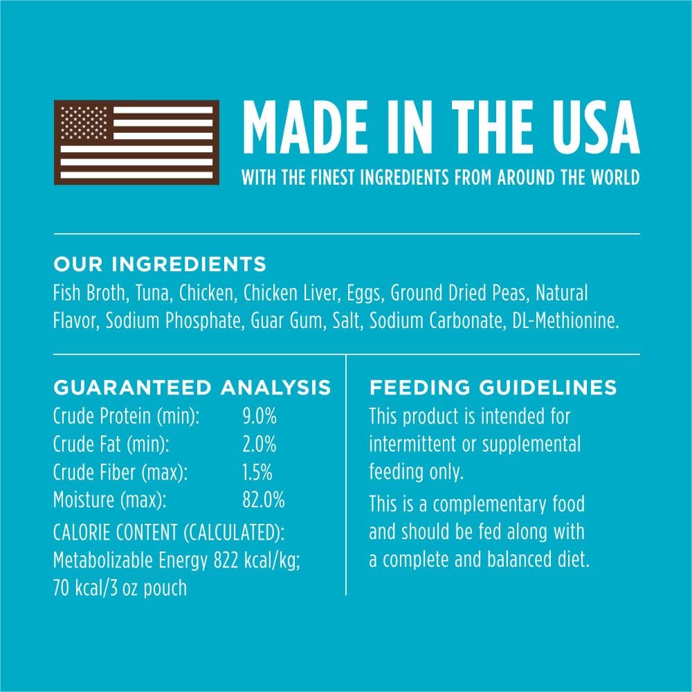 Instinct Healthy Cravings Grain Free Real Tuna Recipe Natural Wet Cat Food Topper by Nature's Variety, 3 oz. Pouches (Case of 24)0