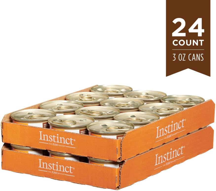 Instinct Limited Ingredient Diet, Natural Wet Cat Food, Grain Free Recipe - Real Rabbit, 3 oz. Cans (Pack of 24)9