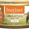 Instinct Original Grain Free Real Duck Recipe Natural Wet Canned Cat Food, 5.5 oz. Can, pack of 12