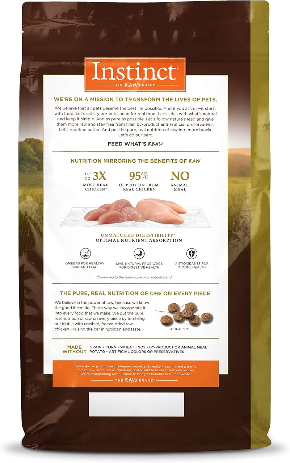 Instinct Ultimate Protein Grain Free Cage Free Chicken Recipe Natural Dry Cat Food, 10 lb. Bag3