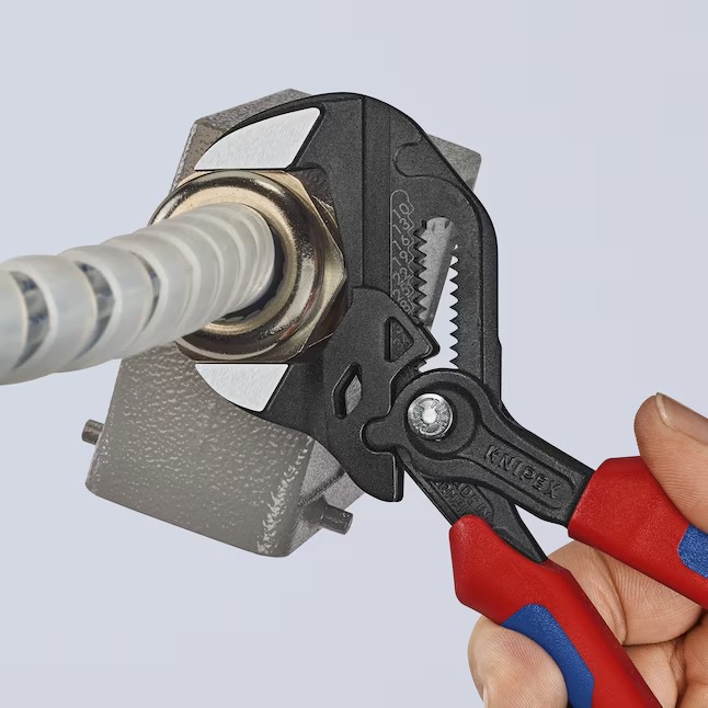KNIPEX 7.25-in V-jaw Pliers Wrench (86 02 180)4_11zon