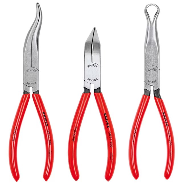 KNIPEX 9K 00 80 12 US Needle Nose Plier Set (3-Pack)_11zon KNIPEX 9K 00 80 12 US Needle Nose Plier Set (3-Pack)