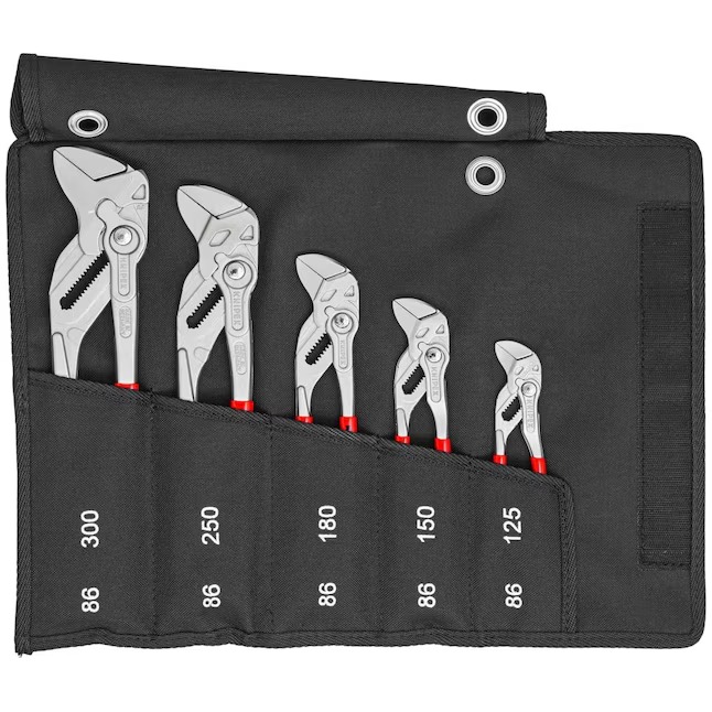 KNIPEX Pliers Wrench Assorted Pliers with Wrenches Included (5-Pack)_11zon KNIPEX Pliers Wrench Assorted Pliers with Wrenches Included (5-Pack)
