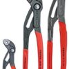 KNIPEX Tools - 3 Piece Cobra Set With Keeper Pouch (87 01 125, 87 01 250, 87 01 300, 9K 00 90 12 US) (9K0080122US)