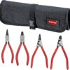 KNIPEX Tools - 4 Piece Circlip Set In Pouch Straight & 90 Degree (9K001952US)