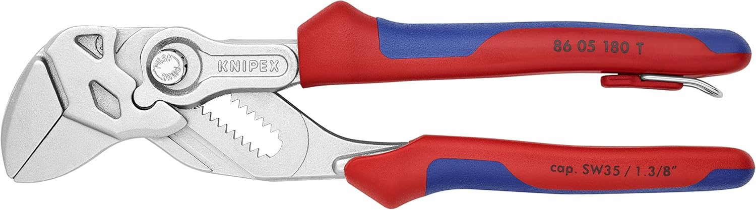 KNIPEX Tools - Pliers Wrench, Multi-Component, Tethered Attachment (8605180TBKA)4