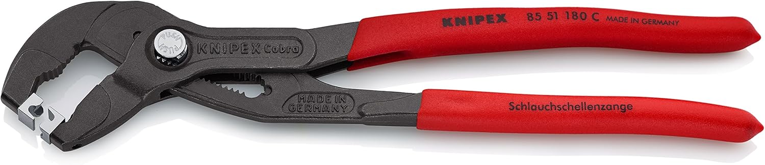 Knipex Tools 85 51 180 C, 7.5 Hose Clamp Pliers for Click Clamps Knipex Tools 85 51 180 C, 7.5" Hose Clamp Pliers for Click Clamps
