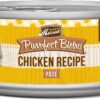 Merrick Purrfect Bistro Grain Free Premium Soft Canned Pate Adult Wet Cat Food, High Protein Chicken Recipe - (Pack of 24) 5.5 oz. Cans
