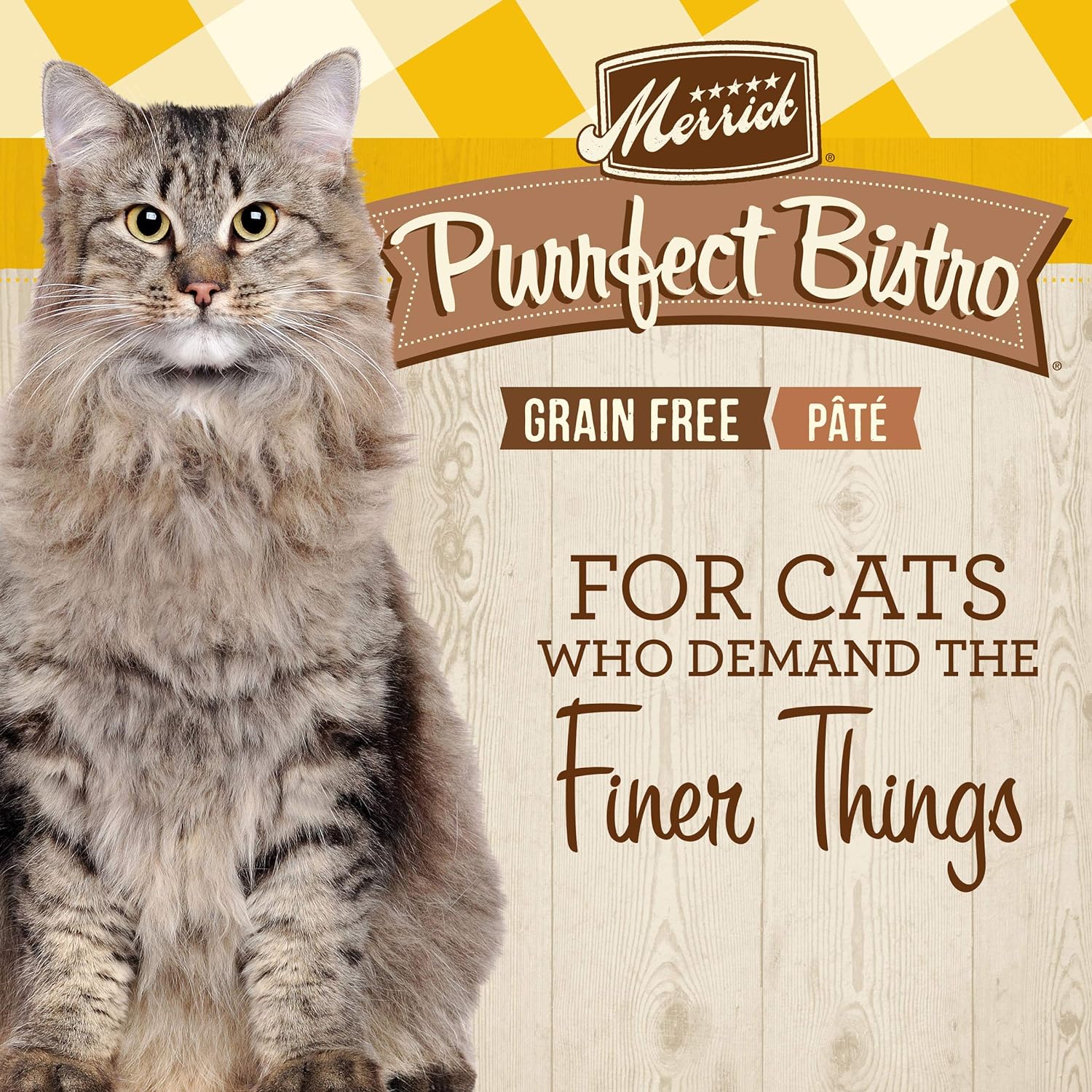 Merrick Purrfect Bistro Grain Free Premium Soft Canned Pate Adult Wet Cat Food, High Protein Chicken Recipe - (Pack of 24) 5.5 oz. Cans3