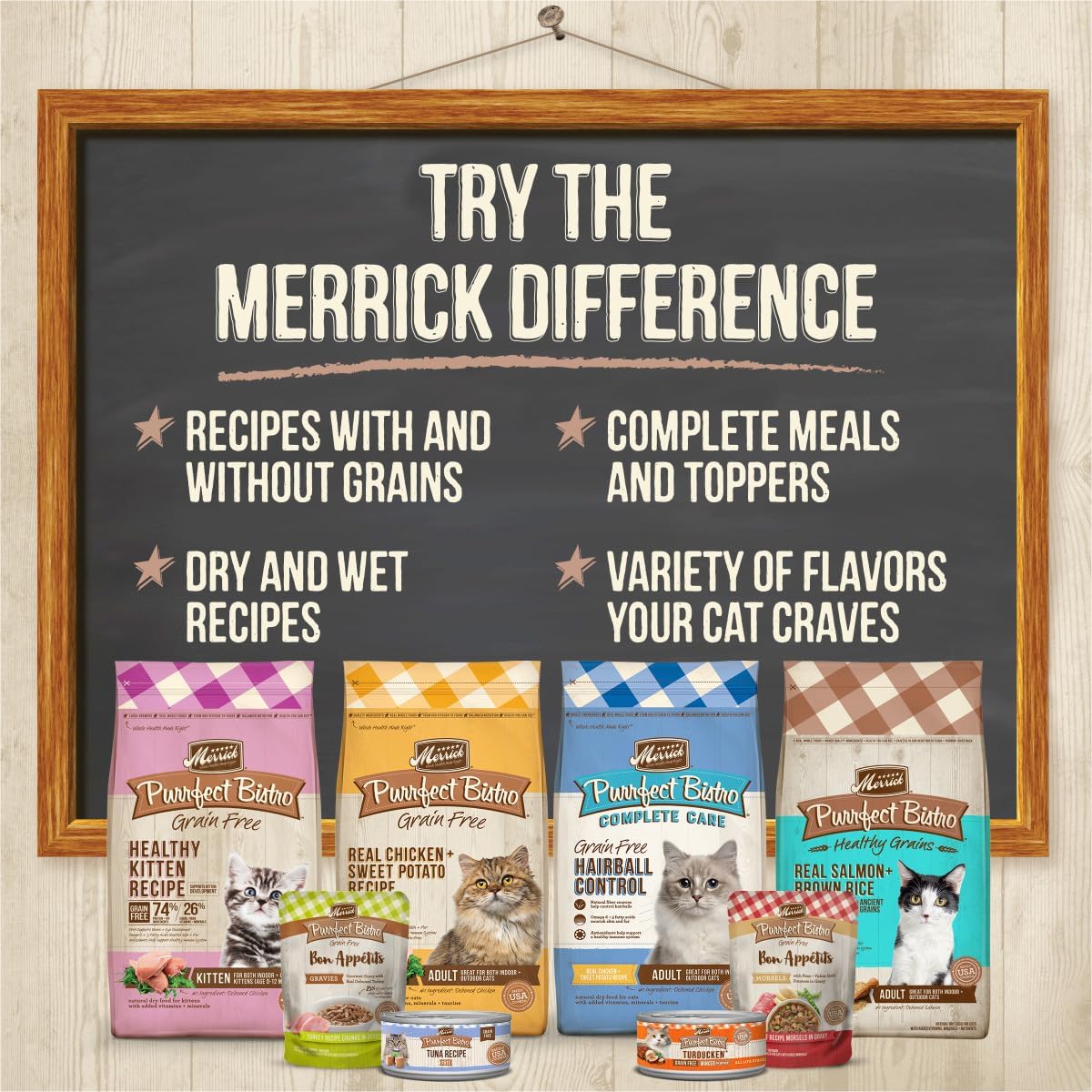 Merrick Purrfect Bistro Grain Free Premium Soft Canned Pate Adult Wet Cat Food, High Protein Chicken Recipe - (Pack of 24) 5.5 oz. Cans7