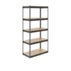 MonsterRax Steel Heavy Duty 5-Tier Utility Shelving Unit (36-in W x 18-in D x 72-in H) Gray, (300-lb Capacity Per Shelf)