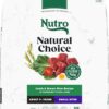 NUTRO NATURAL CHOICE Small Bites Adult Dry Dog Food, Lamb & Brown Rice Recipe Dog Kibble, 30 lb. Bag