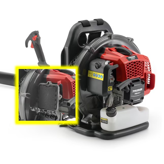 PRORUN PBB2417 51.7-cc 2-cycle 570-CFM 250-MPH Gas Backpack Leaf Blower7_11zon