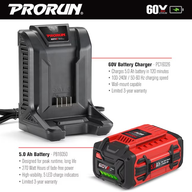 PRORUN PBL260H 810-CFM 190-MPH Leaf Blower 5 Ah1_11zon