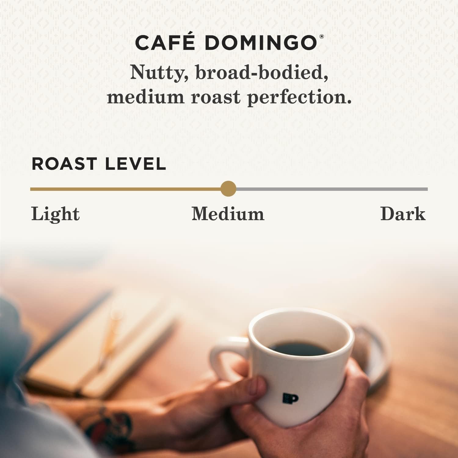 Peet's Coffee, Medium Roast Ground Coffee - Café Domingo 63 Ounces (6 Bags of 10.5 Ounces) 2