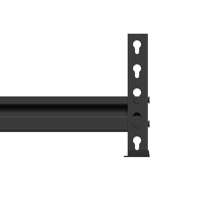 Project Source Particleboard Heavy Duty 5-Tier Utility Shelving Unit (48-in W x 24-in D x 72-in H), Black, (800-lb Capacity Per Shelf)6_11zon