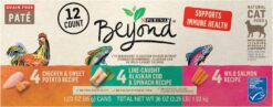 Purina Beyond Grain Free, Natural Pate Wet Cat Food, Grain Free Pate Variety Pack - (2 Packs of 12) 3 oz. Cans