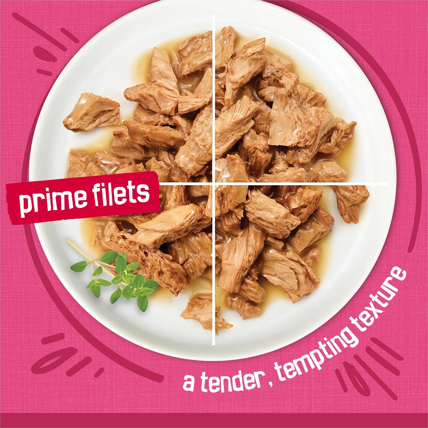 Purina Friskies Gravy Wet Cat Food Variety Pack, Surfin’ and Turfin’ Prime Filets Favorites - 48 ct. Can3