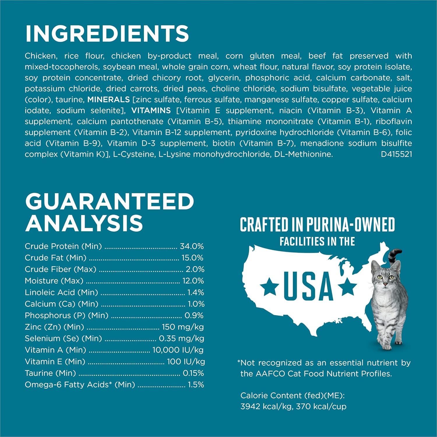 Purina ONE Natural Dry Cat Food, Tender Selects Blend With Real Chicken - 22 lb. Bag5