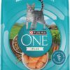 Purina ONE Natural Low Fat, Indoor Dry Weight Control High Protein Cat Food Plus Indoor Advantage with Real Salmon - 16 lb. Bag