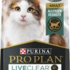 Purina Pro Plan Allergen Reducing, Weight Control Dry Cat Food, LIVECLEAR Chicken and Rice Formula - 12.5 lb. Bag