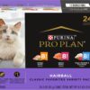 Purina Pro Plan Hairball Control Cat Food, Wet Cat Food Variety Pack, Hairball Control Entrees - (Pack of 24) 3 oz. Cans