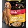 Purina Pro Plan High Protein Senior Wet Dog Food, Beef and Rice Entree - (Pack of 12) 13 Oz. Cans