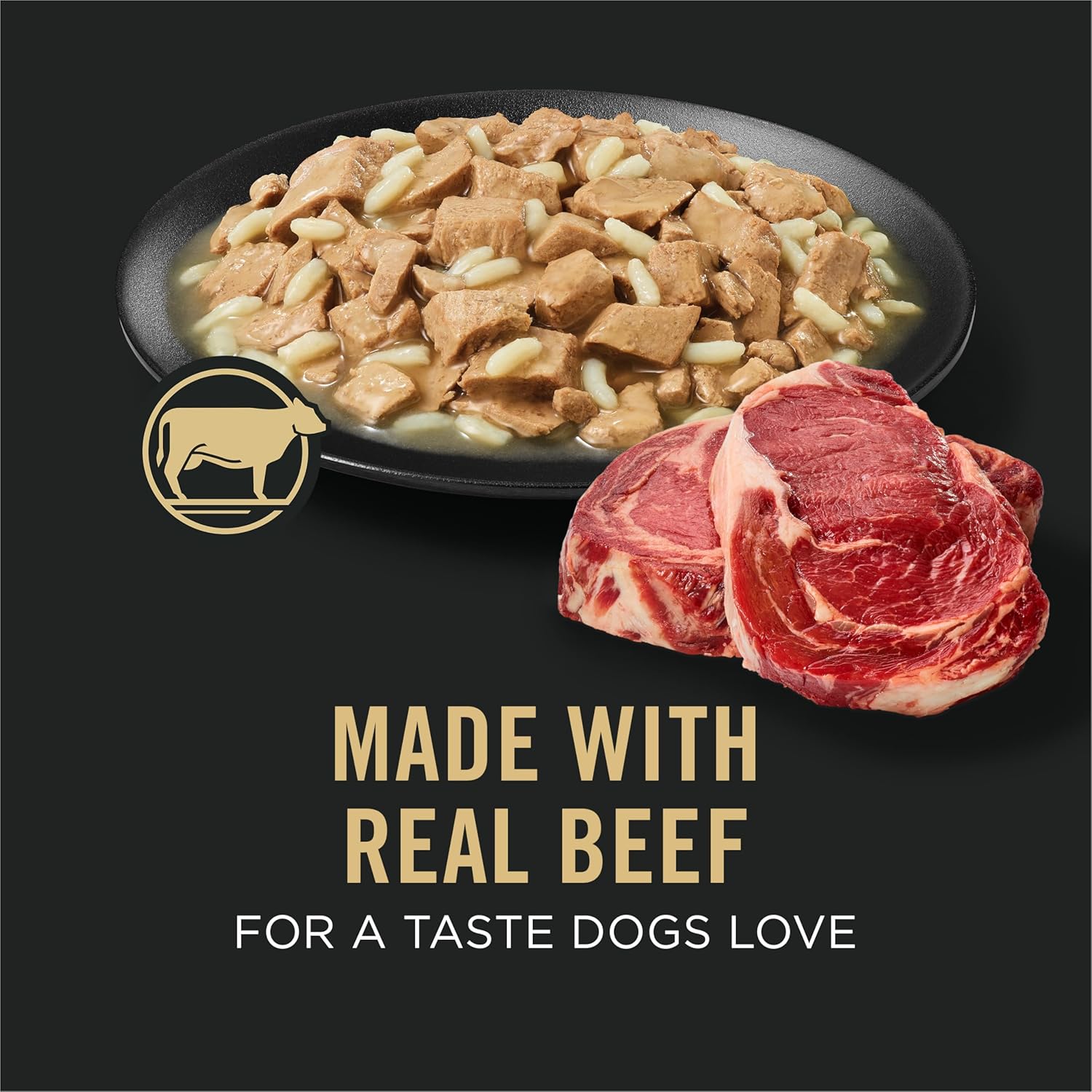 Purina Pro Plan High Protein Senior Wet Dog Food, Beef and Rice Entree - (Pack of 12) 13 Oz. Cans2