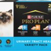 Purina Pro Plan Urinary Cat Food Wet Variety Pack Urinary Tract Health Ocean Whitefish, Chicken, Turkey and Giblets - (Pack of 24) 3 oz. Cans