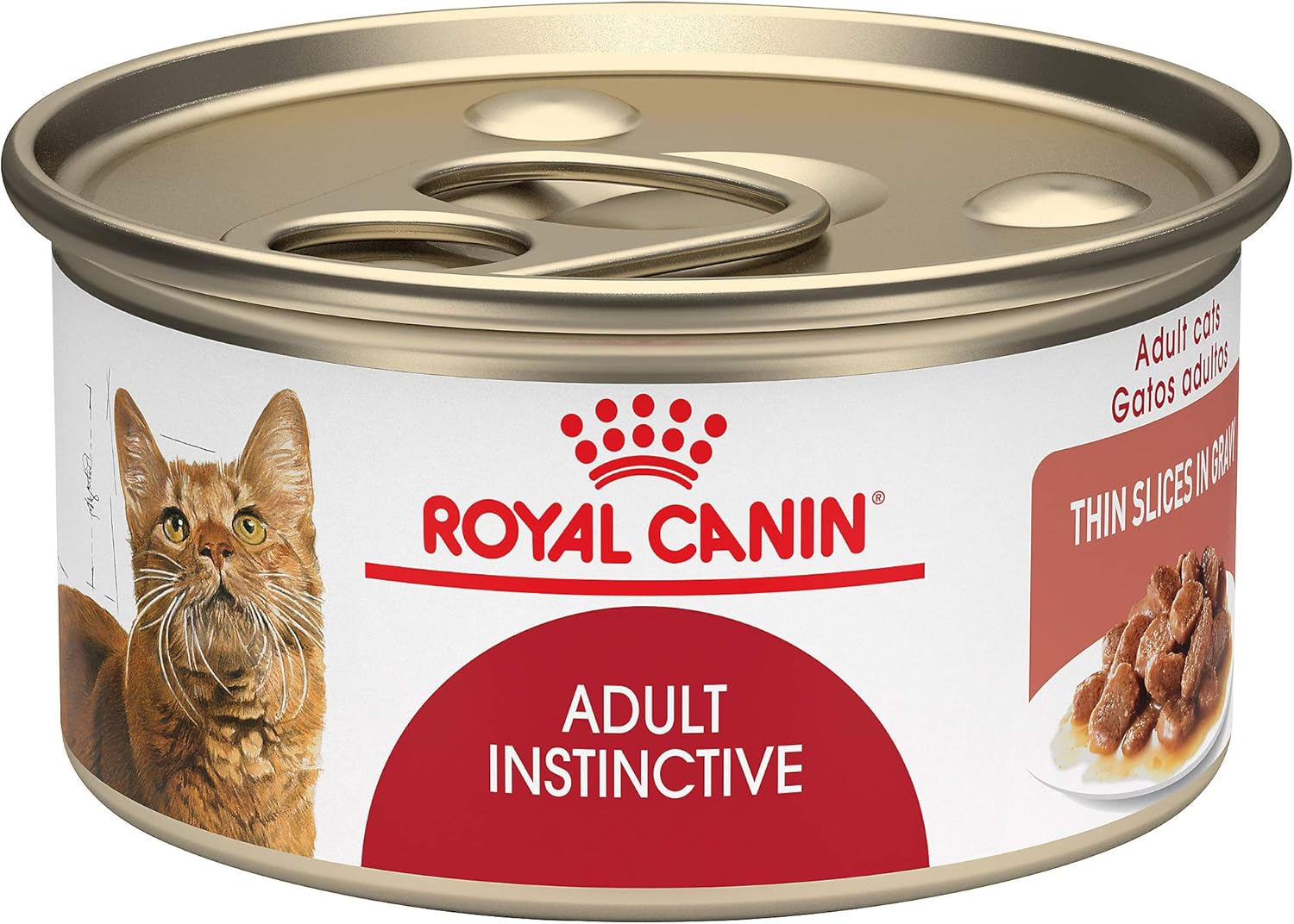 Royal Canin Adult Feline Health Nutrition Instinctive Thin Slices in Gravy Canned Wet Cat Food, 3 oz can (24-count) Royal Canin Adult Feline Health Nutrition Instinctive Thin Slices in Gravy Canned Wet Cat Food, 3 oz can (24-count)