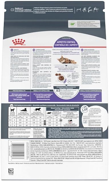 Royal Canin Appetite Control Spayed Neutered Dry Adult Cat Food, 6 lb bag2