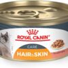 Royal Canin Feline Care Nutrition Hair & Skin Care Thin Slices in Gravy Canned Cat Food, 3 Ounce (Pack of 24)