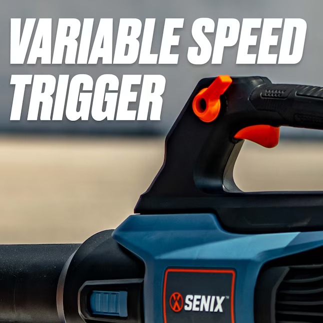SENIX BLAX2-M 20-volt Max 350-CFM 80-MPH Battery Handheld Leaf Blower 4 Ah (Battery and Charger Included)9_11zon (1)