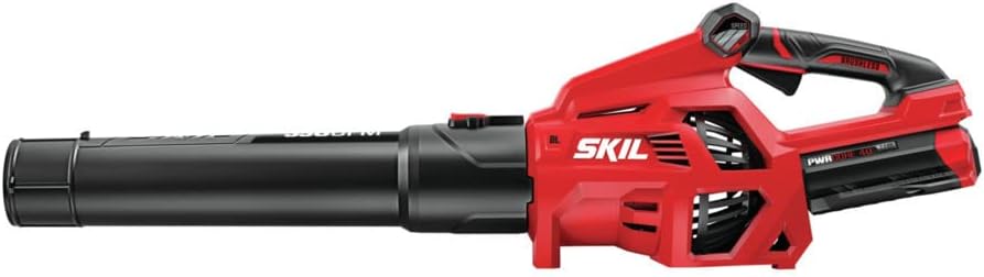 SKIL PWR CORE 40 Brushless 40V 530 CFM Cordless Leaf Blower Kit, Variable Speed with Power Boost, Includes 2.5Ah Battery and Auto PWR Jump Charger- BL4713C-110