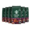 Starbucks Ground Coffee, Dark Roast Coffee, Italian Roast, 100% Arabica, 6 bags (12 oz each)