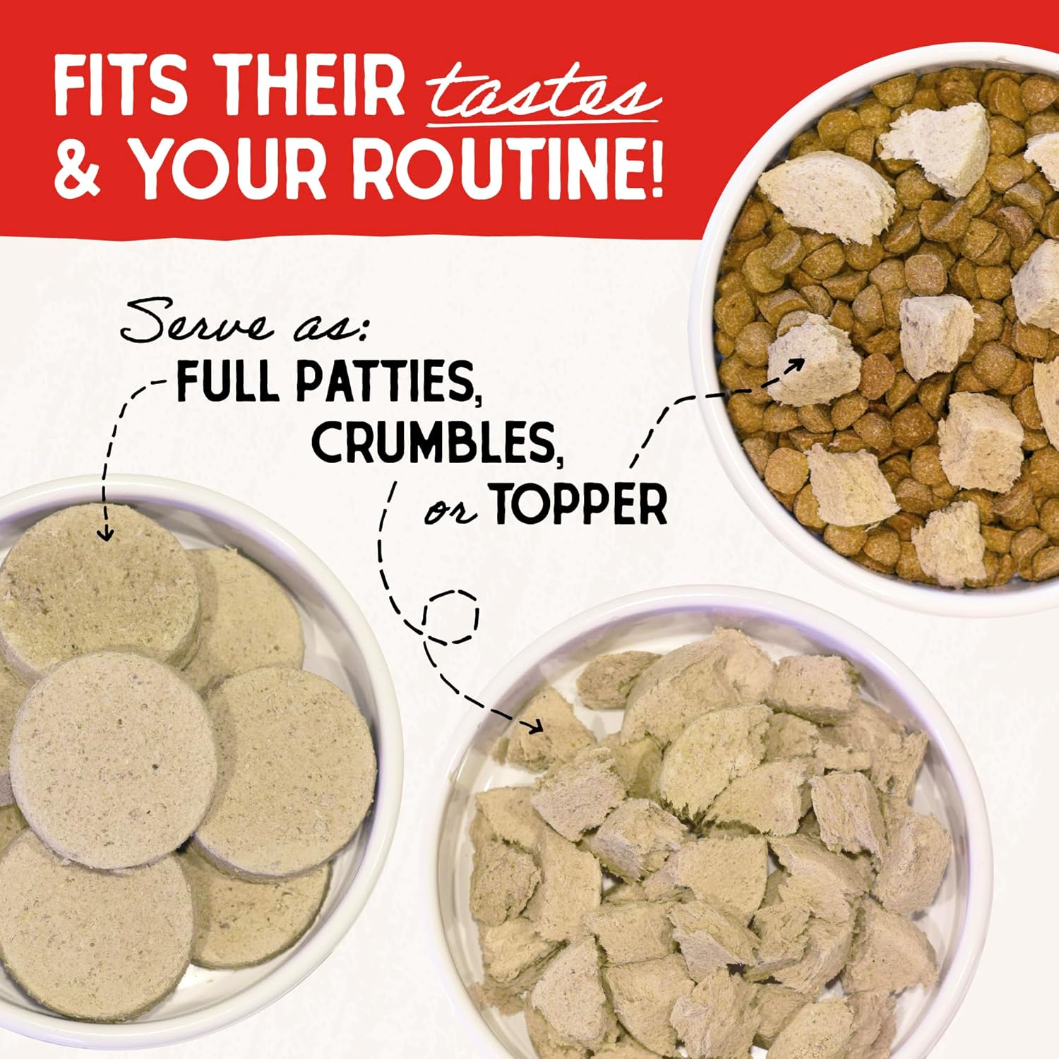 Stella & Chewy's Freeze Dried Raw Dinner Patties – Grain Free Dog Food, Protein Rich Simply Venison Recipe – 25 oz Bag4