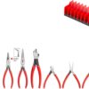 TEKTON Gripping, Cutting, Mini Pliers Set with Rack (10-Piece) PLR99204