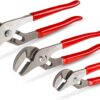 TEKTON Groove Joint Pliers Set, 3-Piece (7, 10, 13 in.) | 90394 | Made in USA